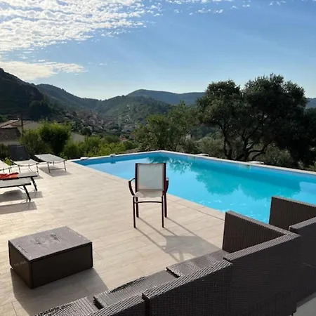 Casa de Férias L'esquirol With View And Pool , Cleaning Included Roquebrun